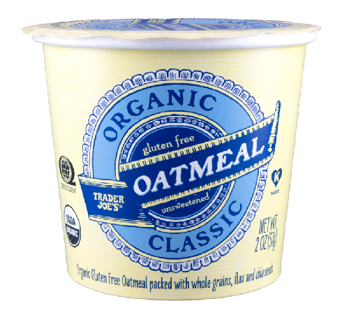 Organic Oatmeal Cups