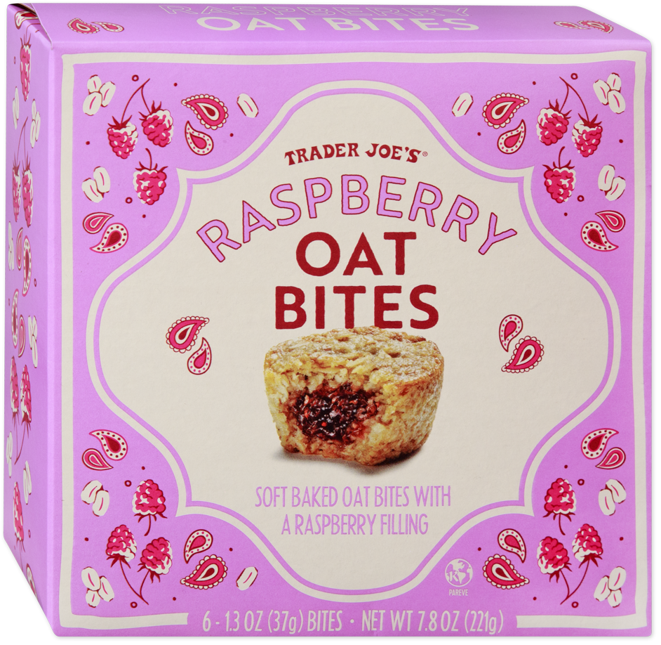 Raspberry Oat Bites