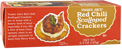 Red Chili Scalloped Crackers