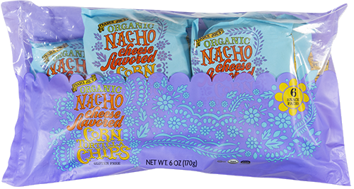 Organic Nacho Cheese Flavored Corn Tortilla Chips