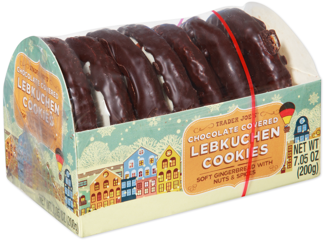 Chocolate Covered Lebkuchen Cookies