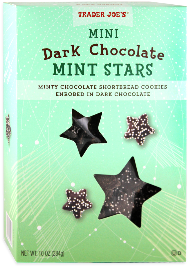 Mini Dark Chocolate Mint Stars