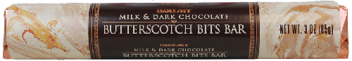 Milk & Dark Chocolate Butterscotch Bits Bar