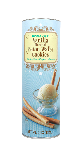 Vanilla Flavored Baton Wafer Cookies