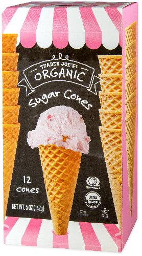Organic Sugar Cones