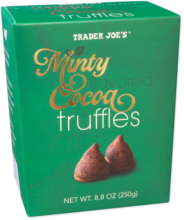 Trader Joe's Minty Flavored Cocoa Truffles