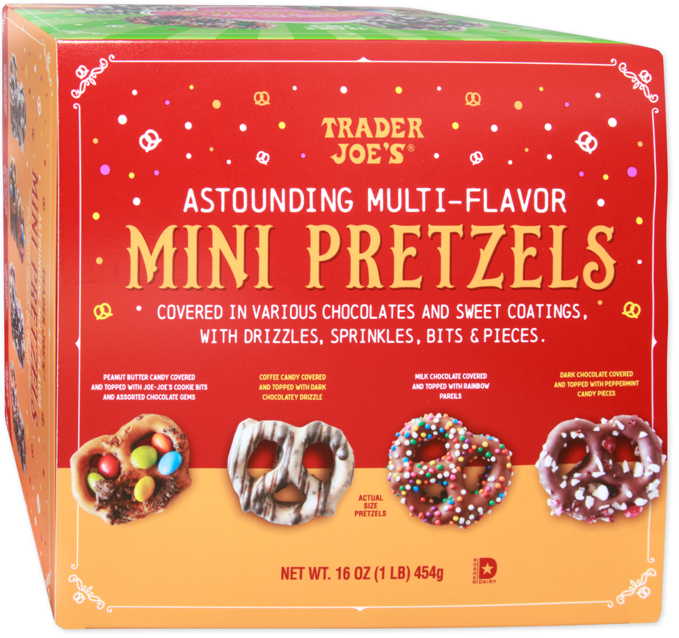 Trader Joe's Astouding Multi-flavor Mini Pretzels