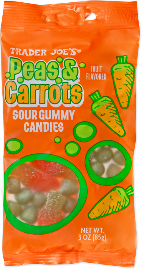 Trader Joe's Peas & Carrost Sour Gummy Candies