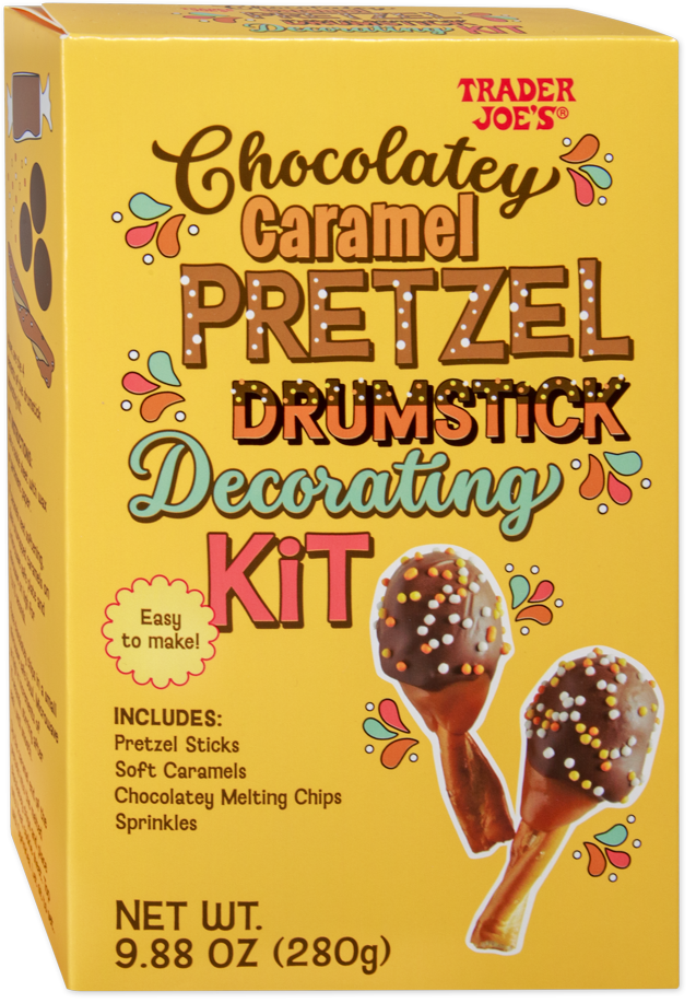 Chocolatey Caramel Pretzel Drumstick Decorating Kit