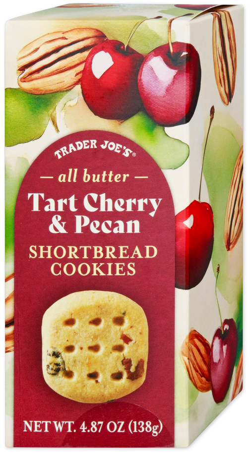 Tart Cherry & Pecan Shortbread Cookies