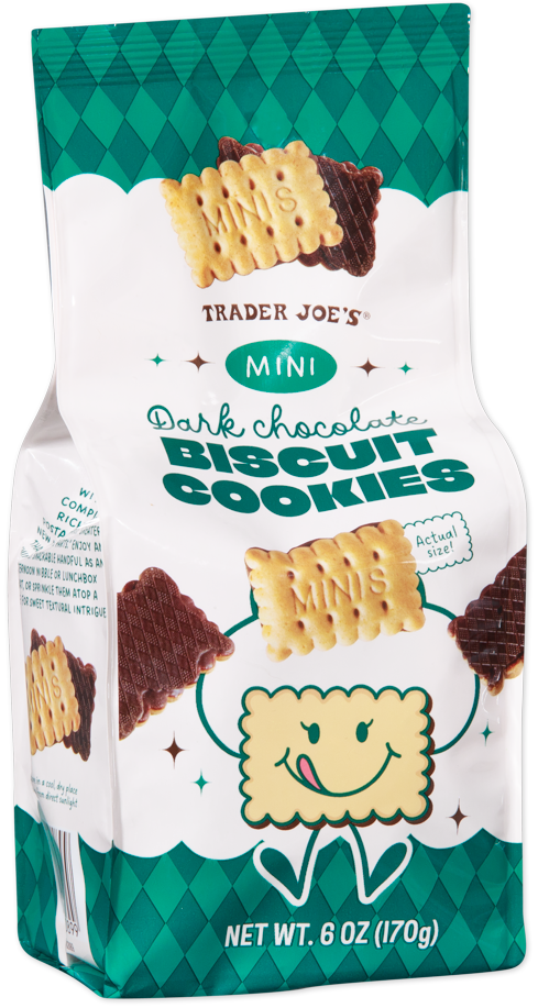 Mini Dark Chocolate Biscuit Cookies