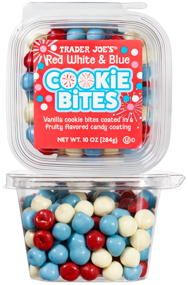 Red White & Blue Cookie Bites