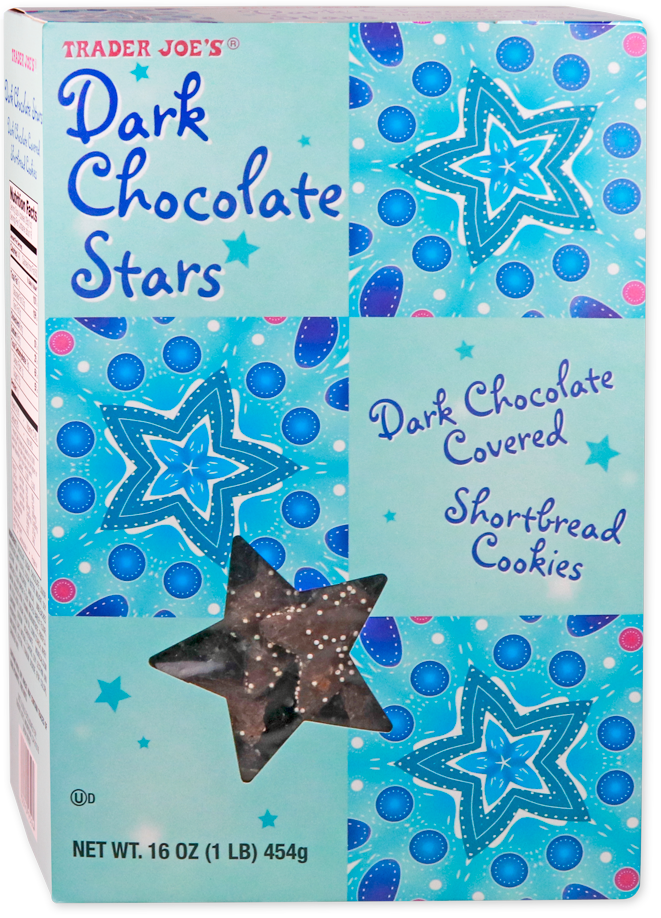 Trader Joe's Dark Chocolate Stars Cookies
