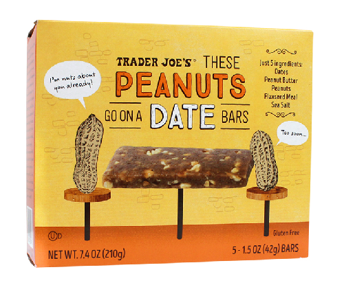 These Peanuts Go On A Date Bars