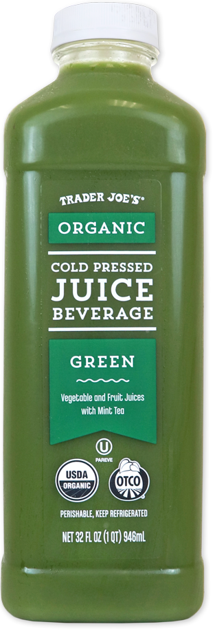 Trader Joe's Organic Cold Pressed Green Juice Beverage