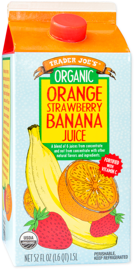 Organic Orange Strawberry Banana Juice