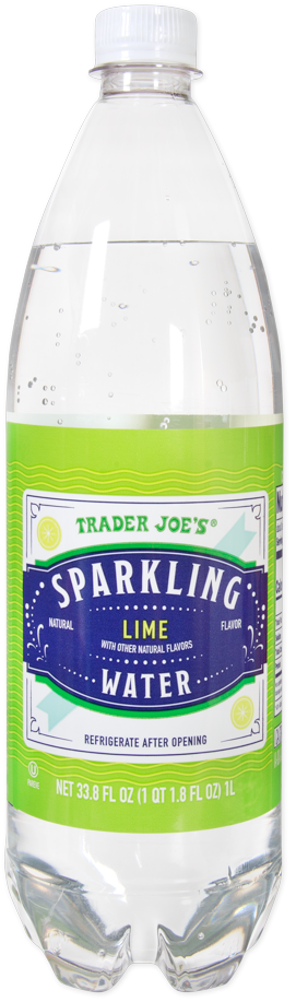 Trader Joe's Lime Sparkling Water