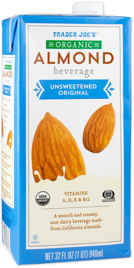 Trader Joe's Organic Unsweetened Almond Beverage