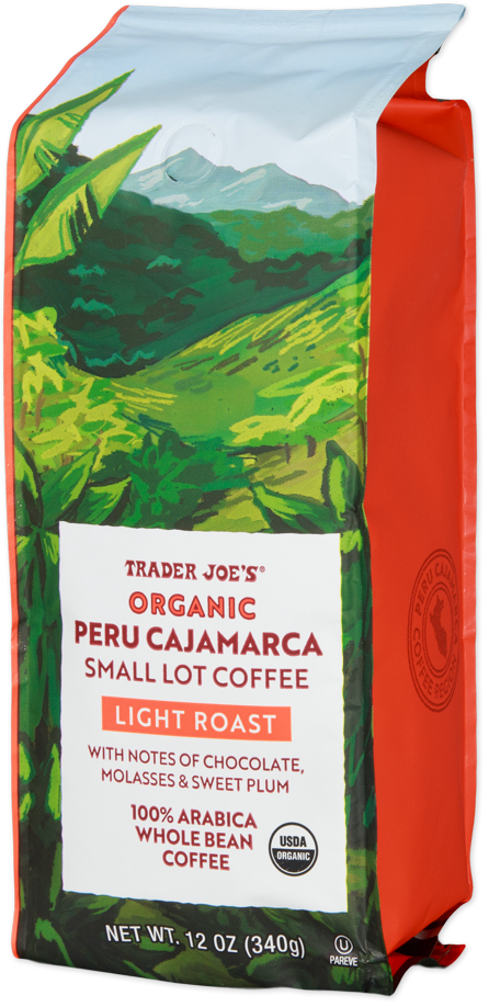 Organic Peru Cajamarca Small Lot Coffee | Trader Joe's