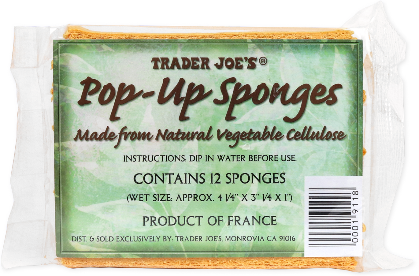 Pop-Up Sponges