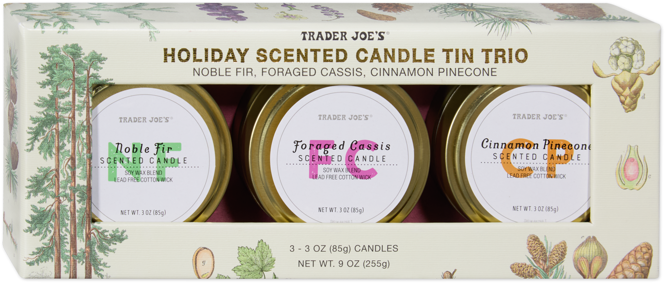Holiday Scented Candle Trio