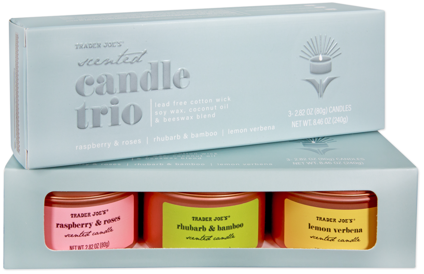 Trader Joe's Scented Candle Trio --Spring 2024