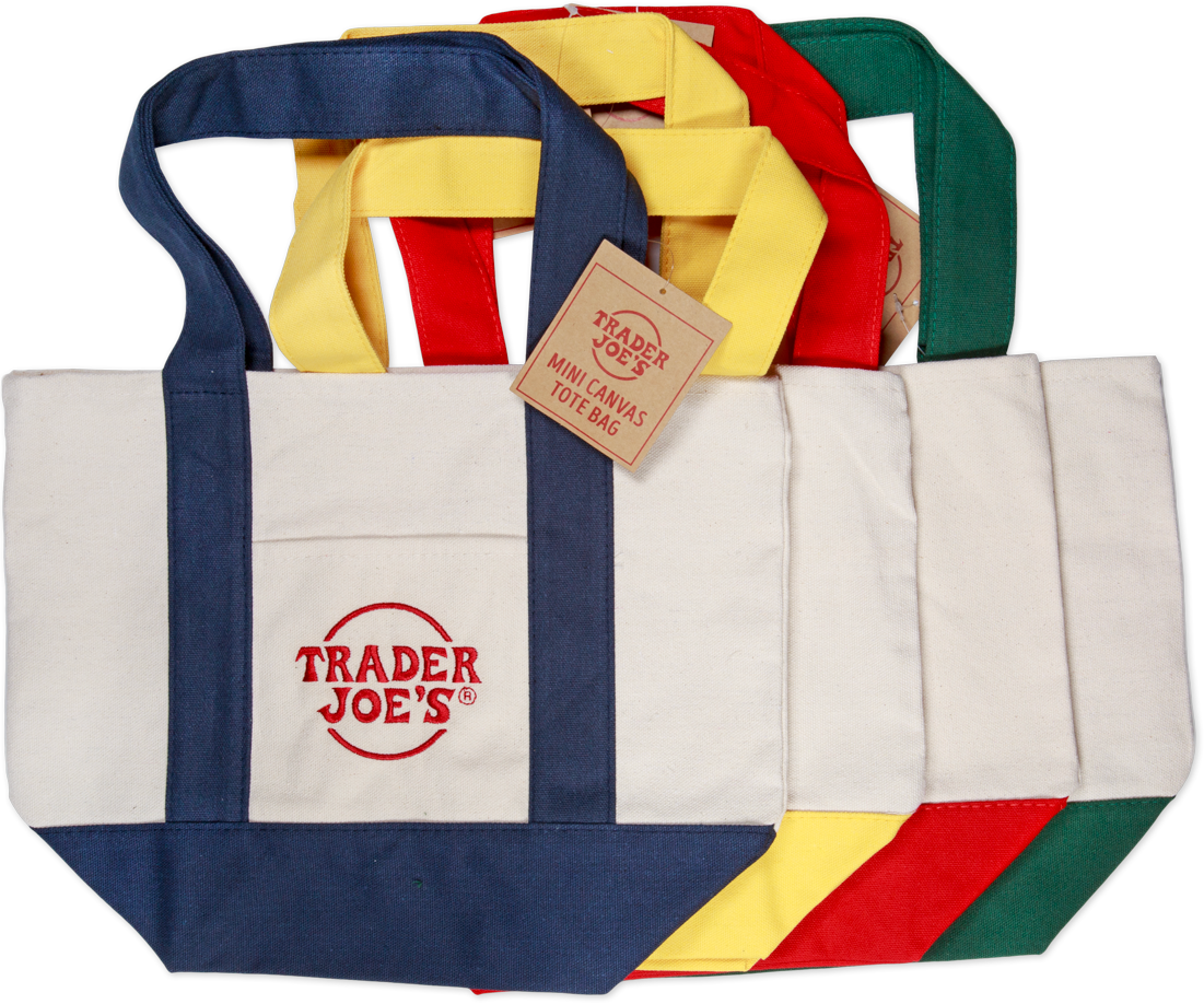 Trader Joe's Mini Canvas Tote Bag