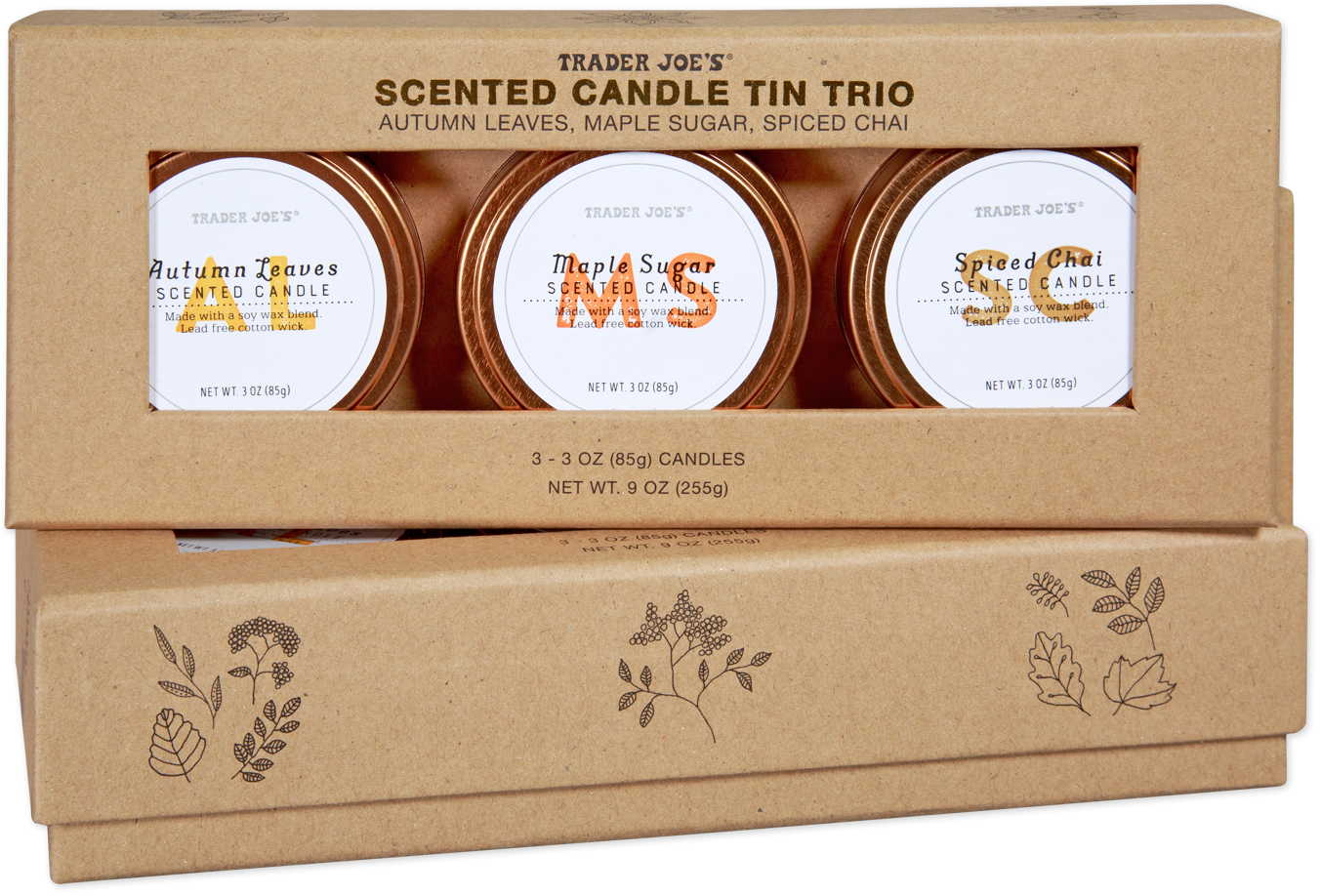 Trader Joe's Scented Candle Tin Trio