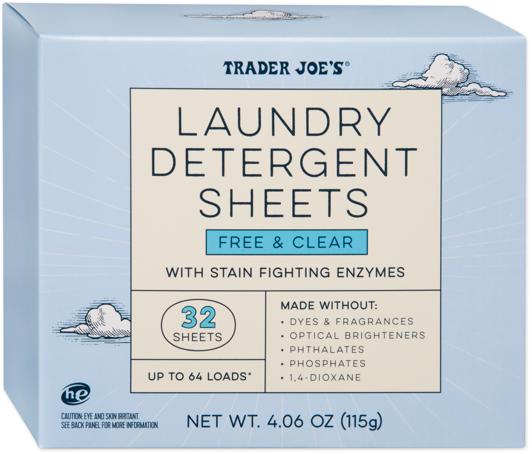 Laundry Detergent Sheets Free & Clear