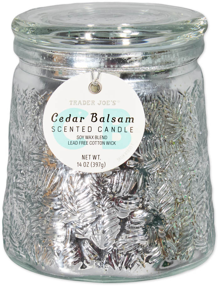 Cedar Balsam Scented Large Candle