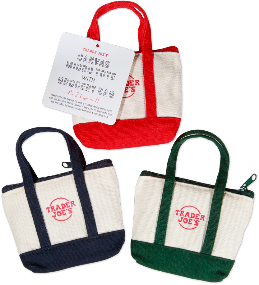 Canvas Micro Tote with Grocery Bag | Trader Joe's