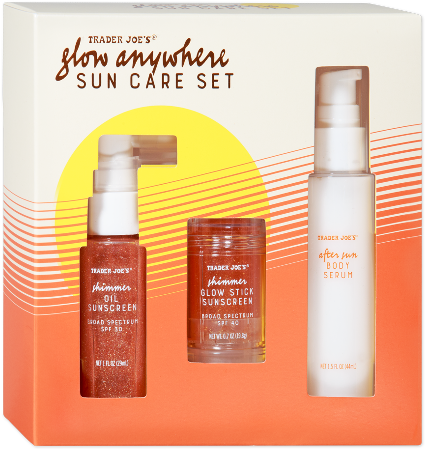 Glow Anywhere Sun Care Set | Trader Joe's