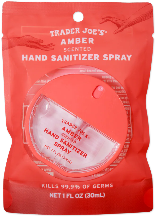 Amber Scented Hand Sanitizer Spray by Trader Joe's