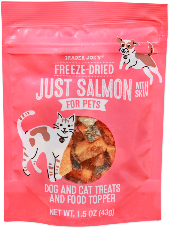 Freeze-Dried Just Salmon with Skin for Pets | Trader Joe's
