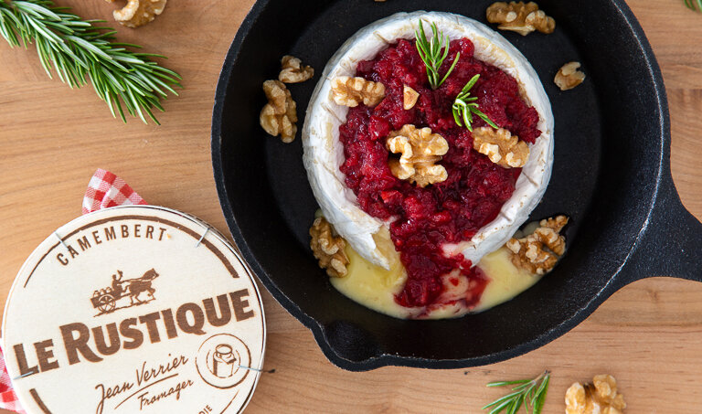 Cranberry Baked Camembert Cheese