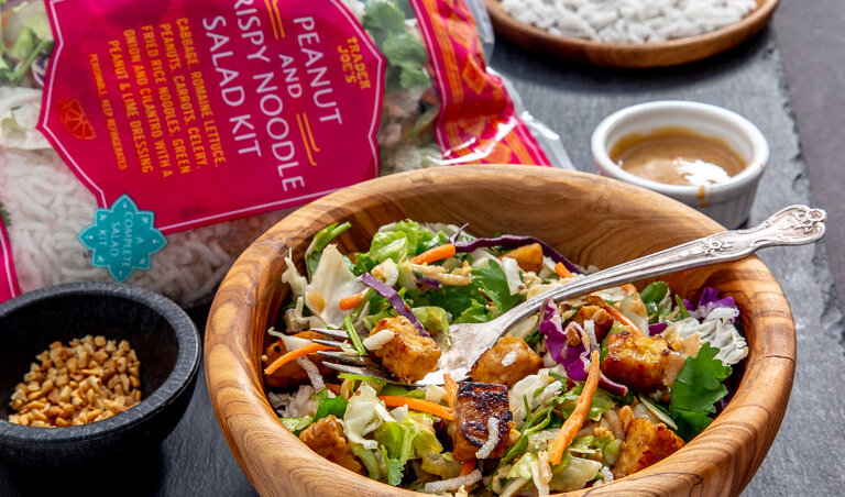 Tempeh Crispy Noodle Salad